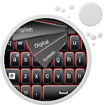 GO Keyboard Black and Red Apk