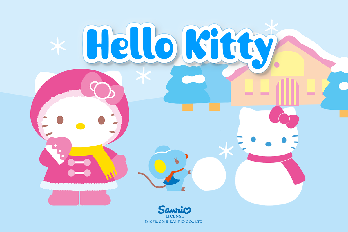 Android application Hello Kitty Christmas Puzzles screenshort