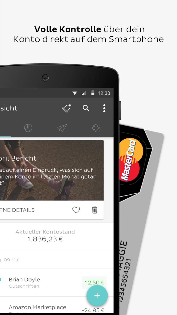 Android application N26 — The Mobile Bank screenshort