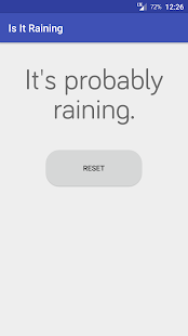 Is It Raining? screenshot for Android