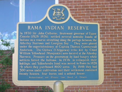 In 1830 Sir John Colborne, lieutenant-governor of Upper Canada (1828-1836), settled several nomadic bands of Indians on a reserve stretching along the portage between the Atherley Narrows and...