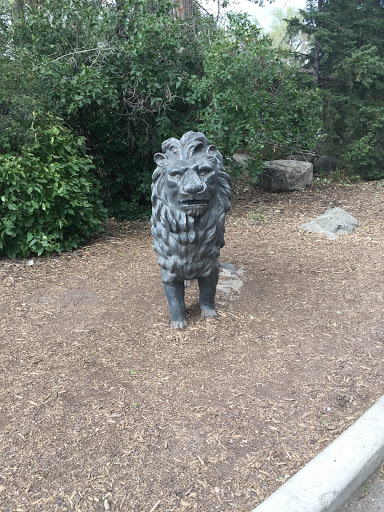 Zoo Lion Statue