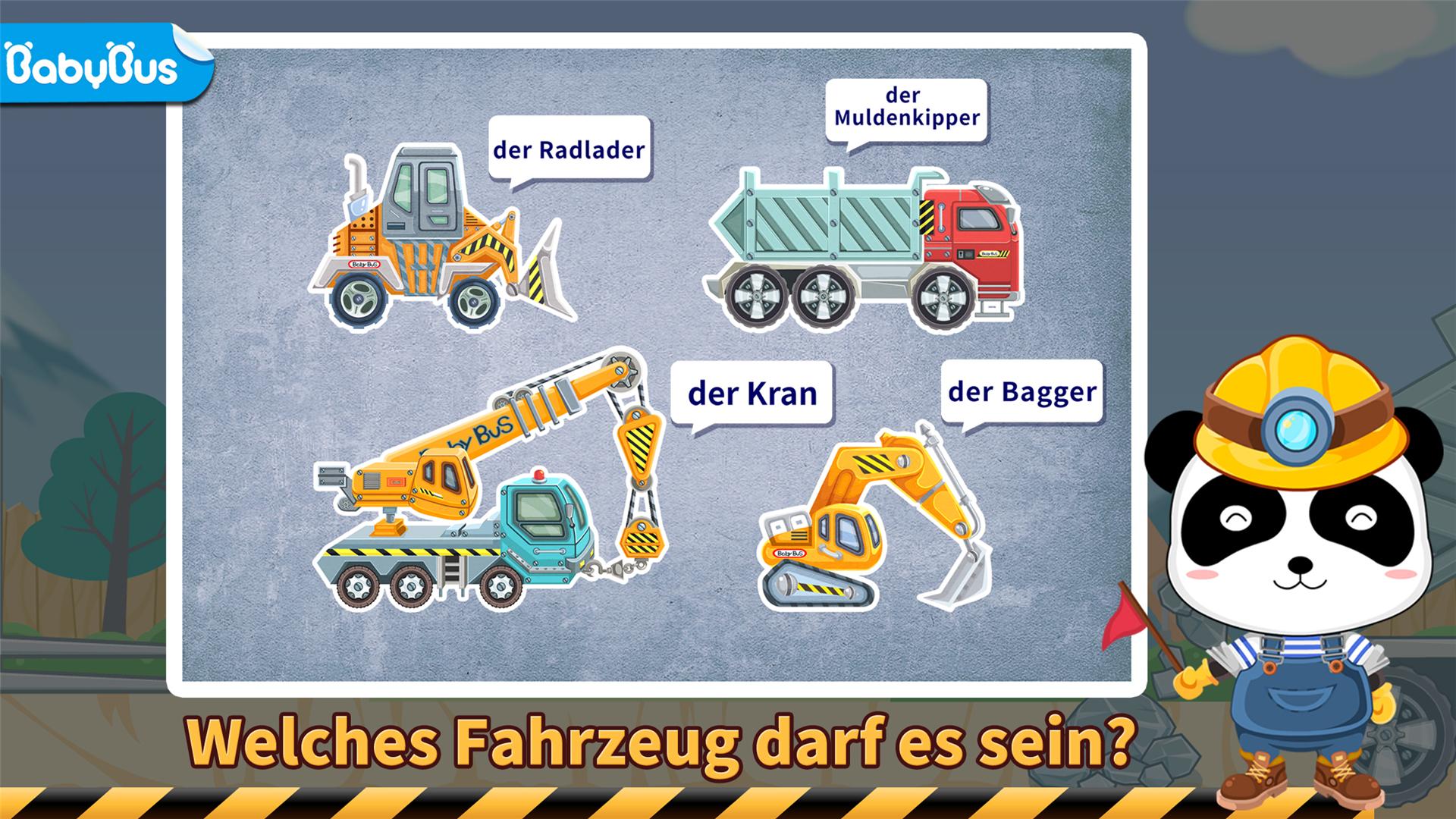 Android application Heavy Machines - Free for kids screenshort