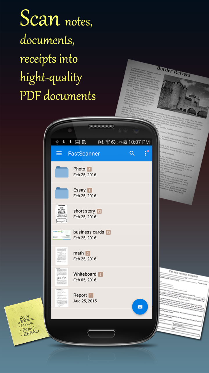 Android application Fast Scanner - PDF Scan App screenshort