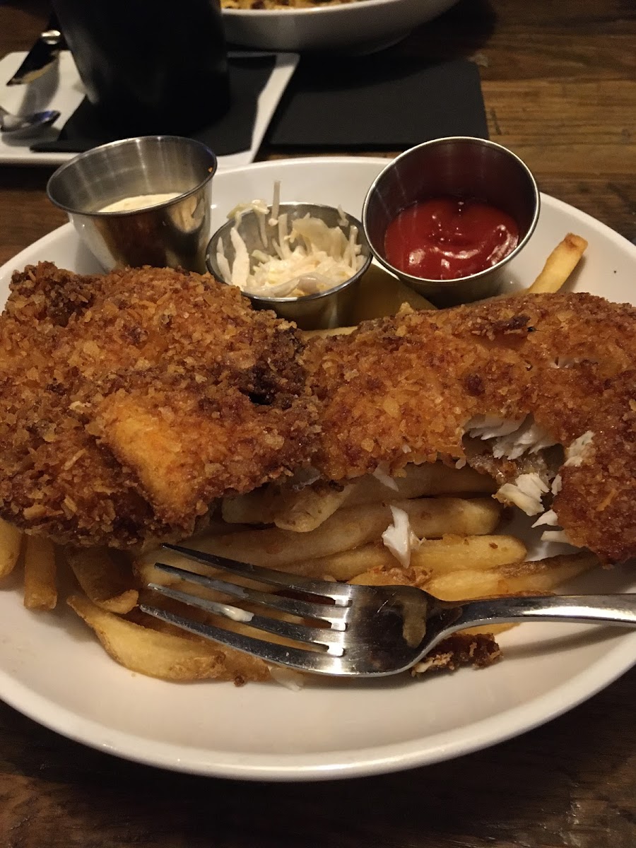 GF fish and chips