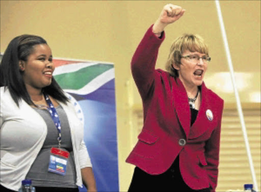 SELLING THE PARTY: DA's Lindiwe Mazibuko and and Helen Zille believe the film, 'Know your DA', will change people's perceptions on the party's role in SA history PHOTO: SUNDAY TIMES