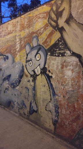 Bunny Man Mural