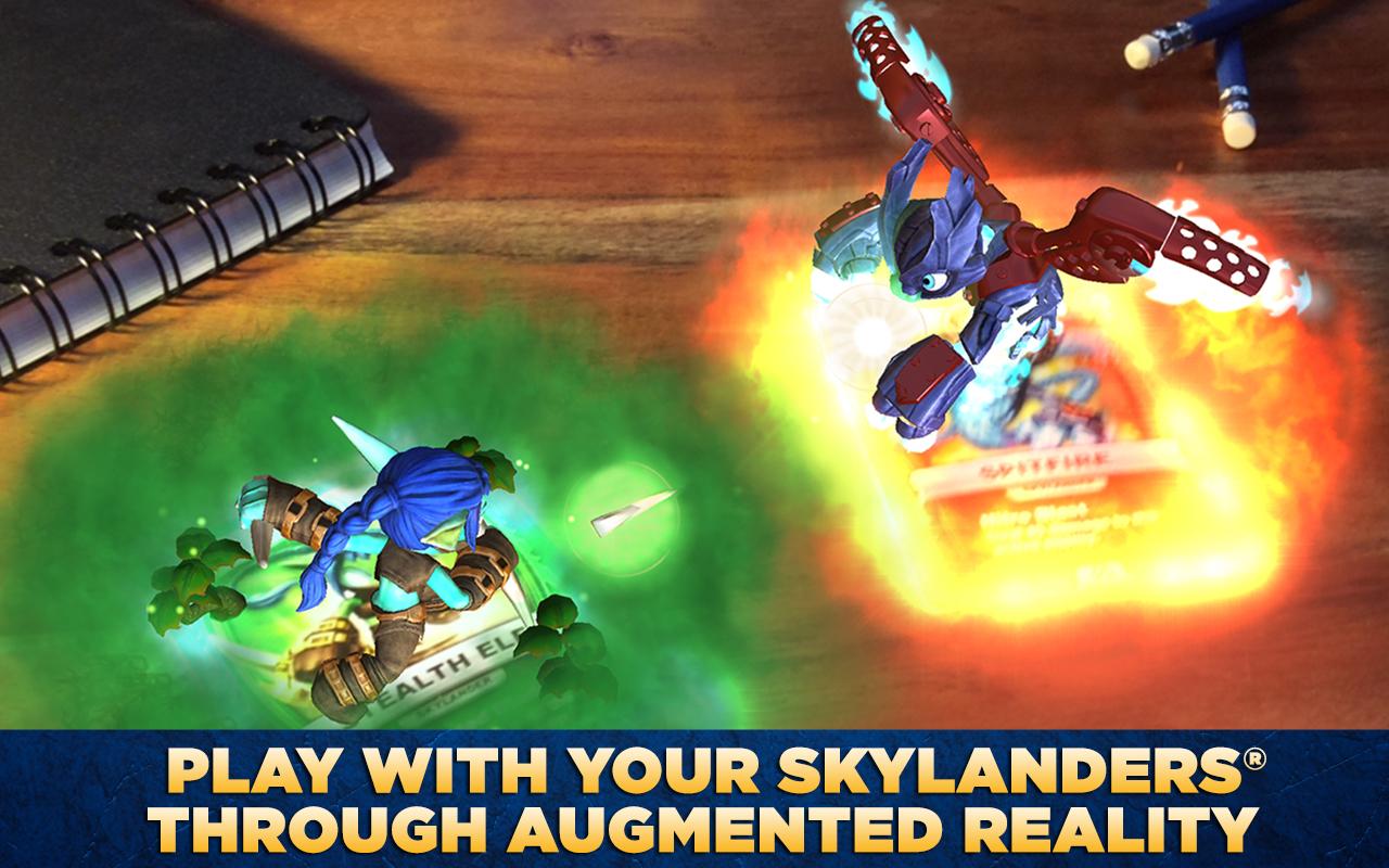 Android application Skylanders Cards to Life screenshort