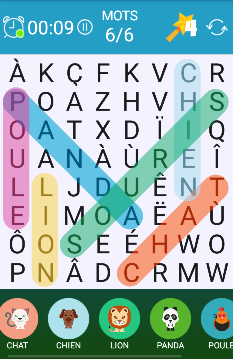 Android application Word Search: Pics! screenshort