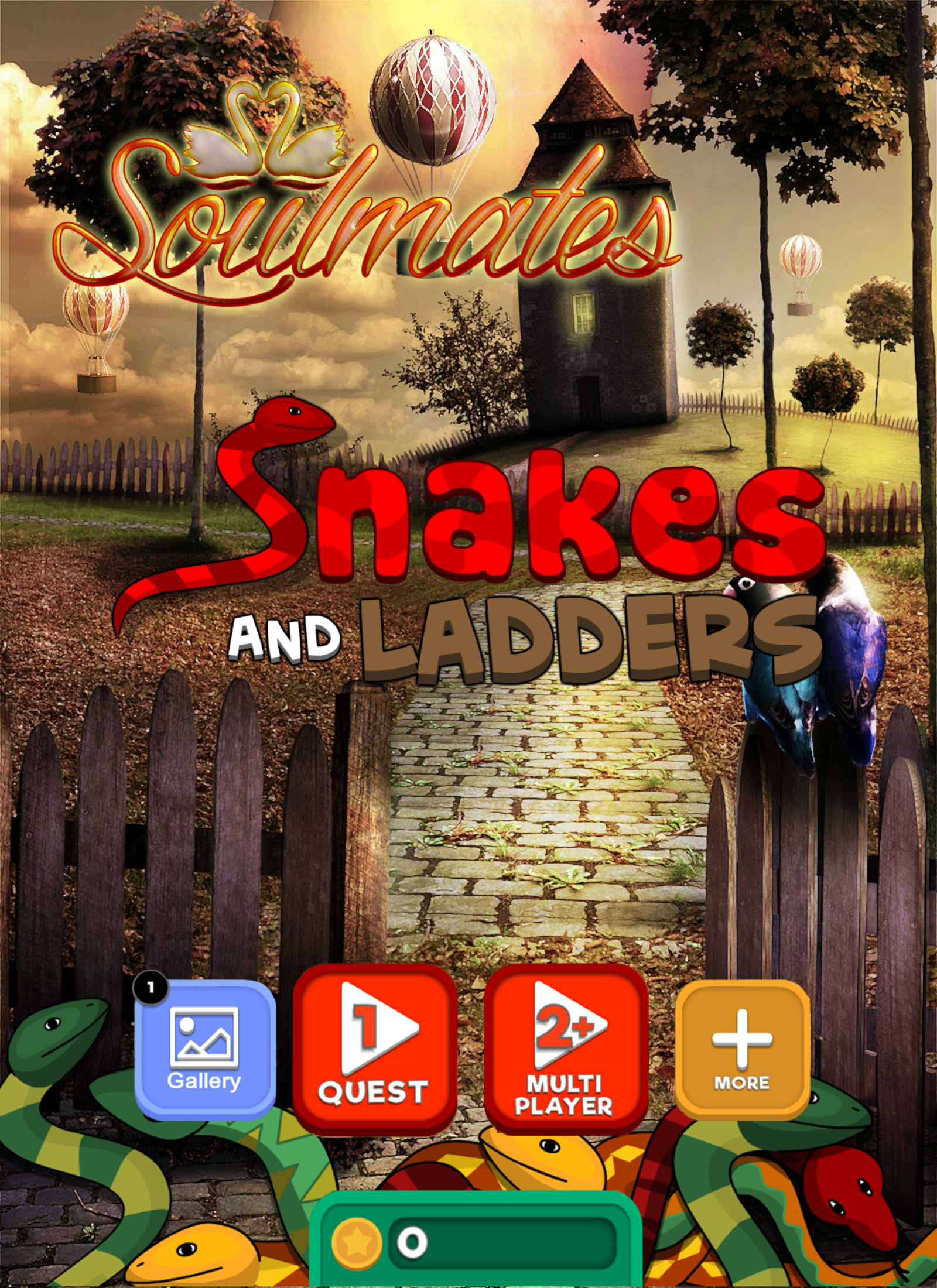 Android application Snakes &amp; Ladders: Soulmates screenshort