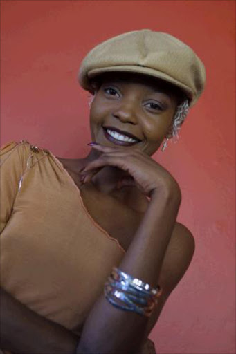 Boom Shaka girl and successful solo musician Lebo Mathosa. Pic: Sydney Seshibedi. 17/05/2001. © Sunday Times.