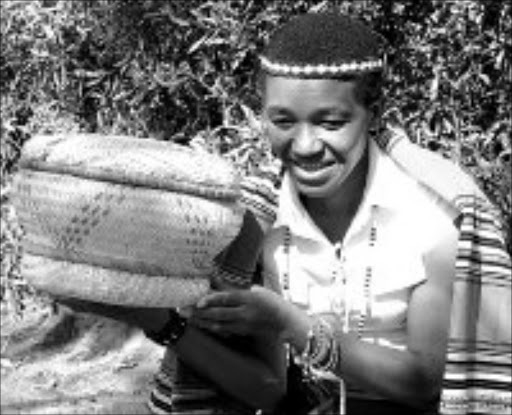 CULTURAL PATTERNS: Mphatheleni Makaulule from Vuwani has been chosen to represent the VhaVenda in the cultural biodiversity workshop. Pic. Elijar Mushiana. © Sowetan.