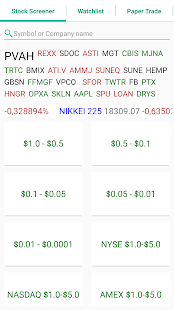 OTC,PINKSHEET&amp;Penny Stocks PRO screenshot for Android