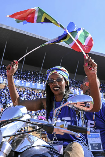 The DA brought out some big bikes and flag-wavers at its rally at the Dobsonville Stadium in Soweto yesterday. The party said it needed a big turnout in the Western Cape on Wednesday to retain its majority in the province.