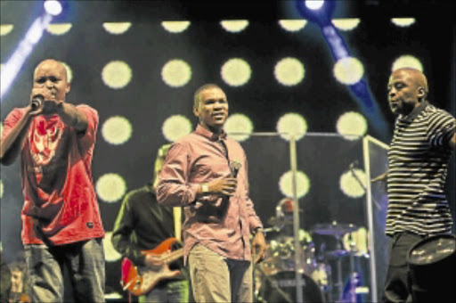 LEGENDARY: Legendary TKZee's performance at the Mbombela festival was below par.