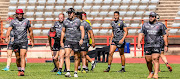 The Lions players during the Emirates Lions training session at Johannesburg Stadium on May 06, 2021 in Johannesburg, South Africa. 