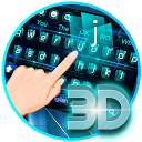 ダウンロード 3D Blue Tech Keyboard をインストールする 最新 APK ダウンローダ