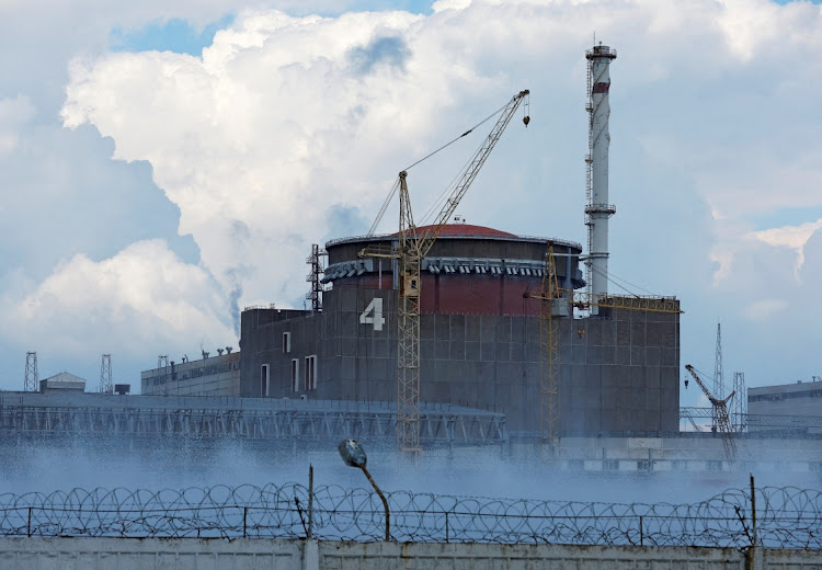 A view shows the Zaporizhzhia Nuclear Power Plant in the course of Ukraine-Russia conflict outside the Russian-controlled city of Enerhodar in the Zaporizhzhia region, Ukraine on August 4 2022. Picture: REUTERS/ALEXANDER ERMOCHENKO