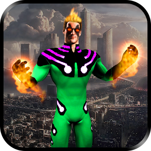 Download Flying Torch Hero City Crime Battle For PC Windows and Mac