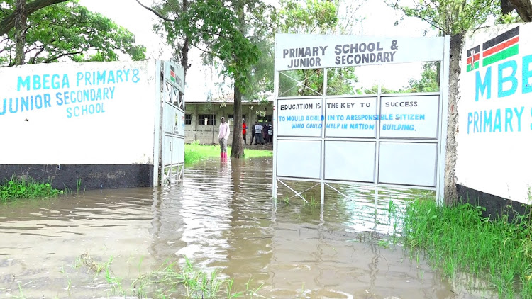 Mbega Primary and Junior Secondary School in Kobura Ward Nyando subcounty affected by floods