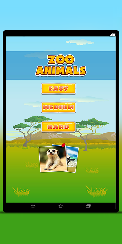 Android application Zoo Animals : Game for Kids screenshort