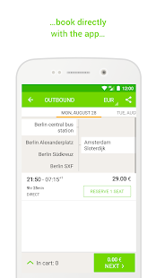 FlixBus - bus travel in Europe Screenshot 2