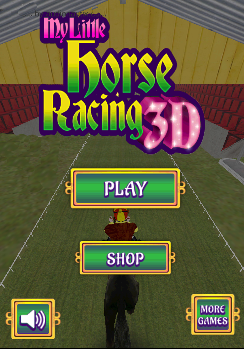 Android application My Little Horse Racing 3D 2016 screenshort