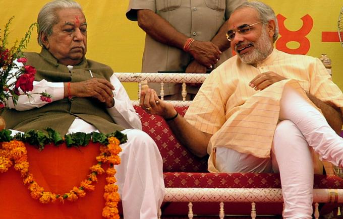 Keshubhai Patel gathers ranks to take on Narendra Modi