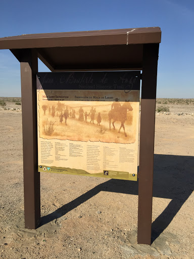 Mile Long Expedition - Juan Bautista de Anza National Historic Trail Marker