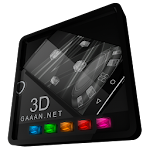 Black Glass - Next Theme Apk