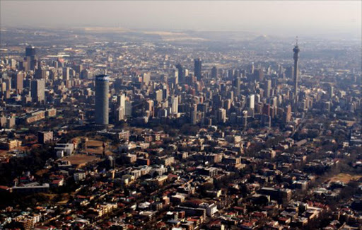 Aerial view of Johannesburg. Picture: FILE/ GALLO IMAGES