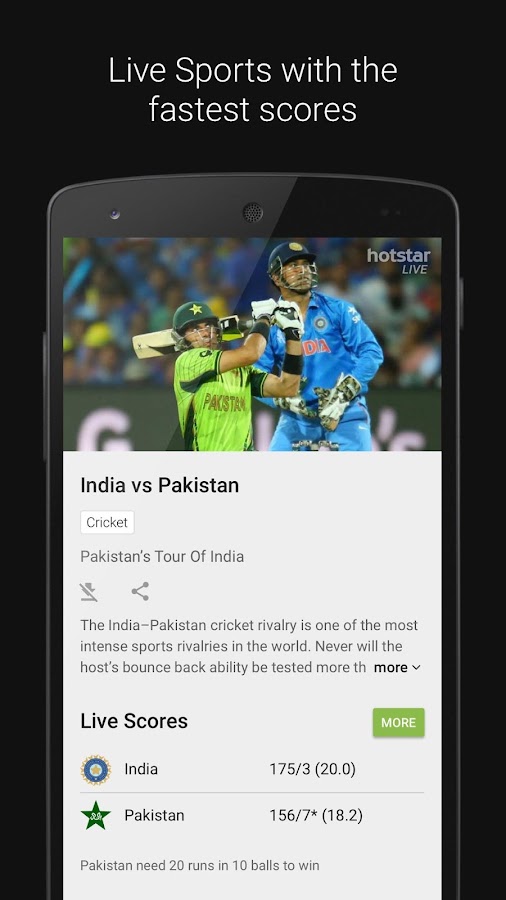    Hotstar TV Movies Live Cricket- screenshot  
