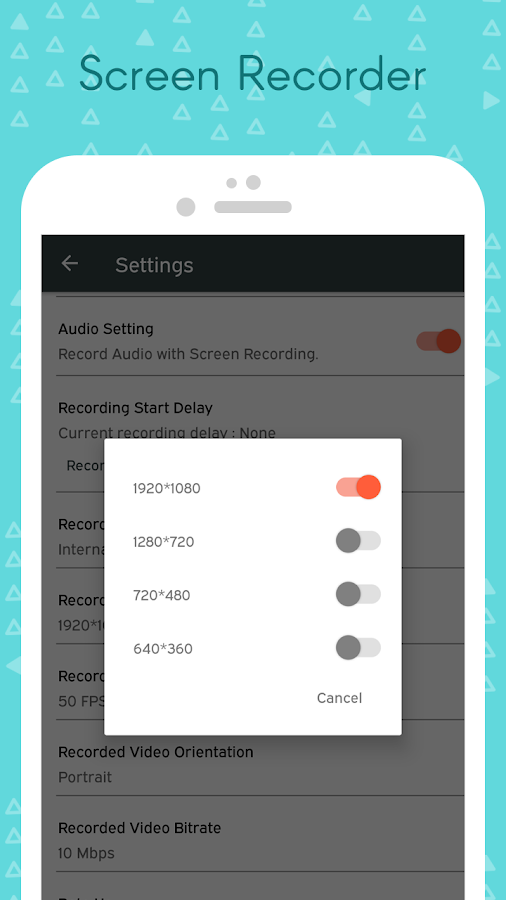 Screen Video Recorder — приложение на Android