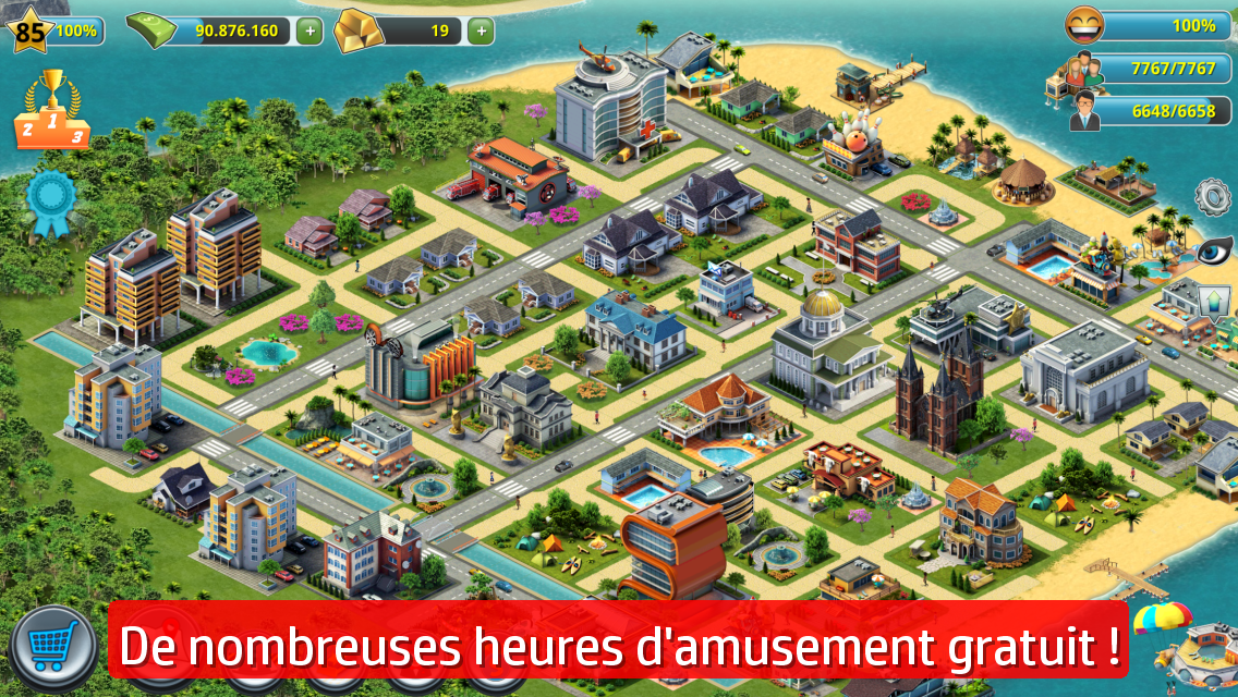 Android application City Island 3 - Building Sim Offline screenshort