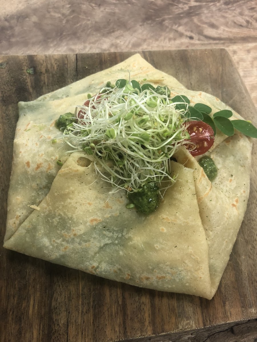 Pesto crepe