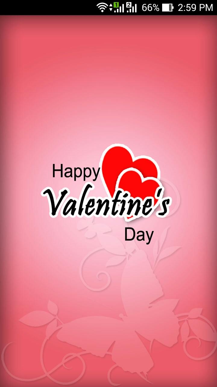 Android application Be My Valentine Card screenshort