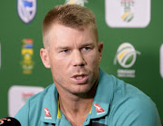 David Warner of Australia during day 1 of the 1st Sunfoil Test match between South Africa and Australia at Sahara Stadium Kingsmead on March 01, 2018 in Durban.