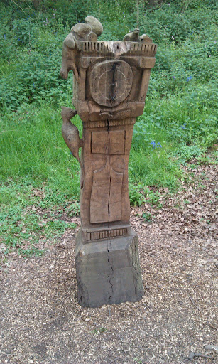 Wooden Carved Totem