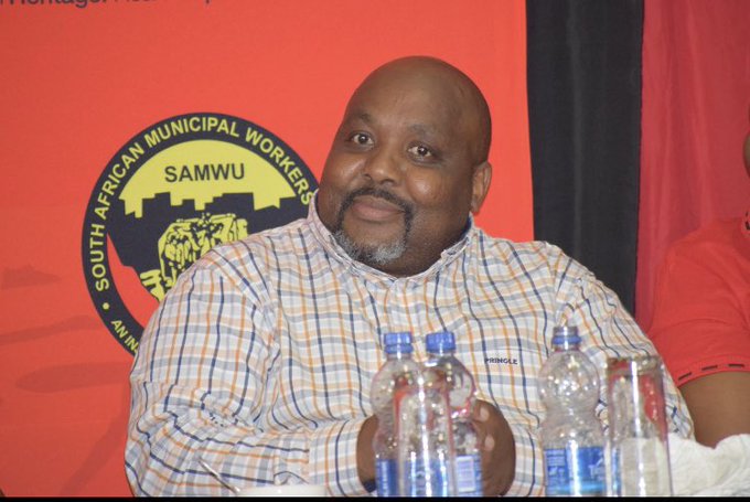 The president of Samwu John Dlamini died on Thursday morning.