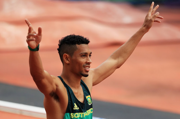 Olympic champion Wayde van Niekerk.