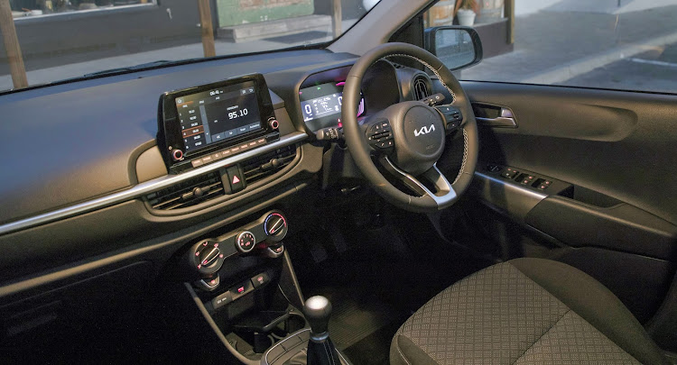 The cabin has aged well and has an 8-inch floating touchscreen incorporating a parking camera.