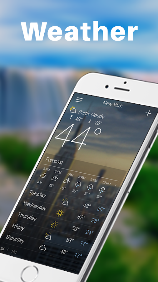 Live Weather Widget for Free — приложение на Android