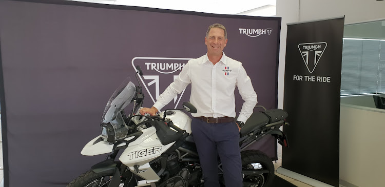 Bruce Allen, CEO of Triumph Motorcycles SA. Picture: DENIS DROPPA