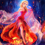 elsa princess fire Apk