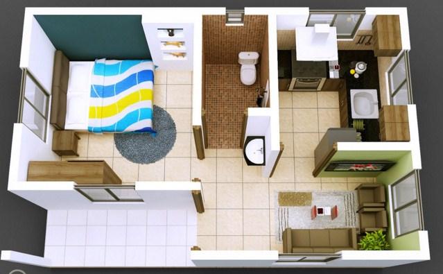 Android application 3D Small House Design screenshort