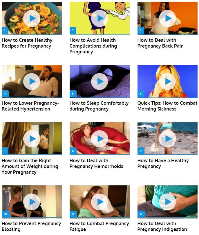 Android application Healthy Pregnancy screenshort