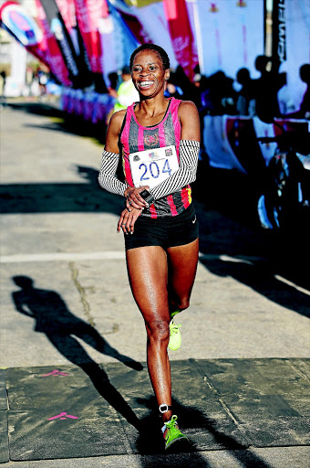 Mapaseka Makhanya will line up in the 42km in London on Sunday. / Roger Sedres/Gallo Images