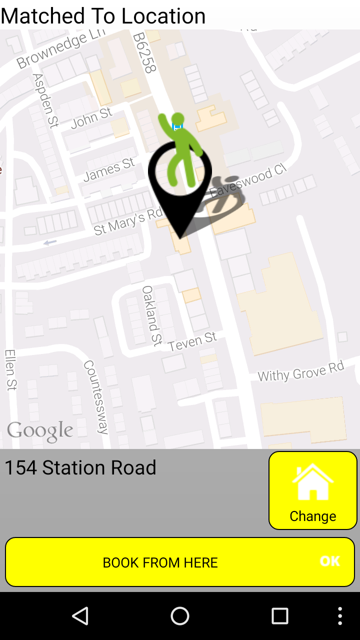 Android application Village Cars, Bamber Bridge screenshort