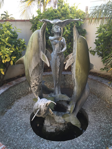 Mermaid and Dolphin Fountain