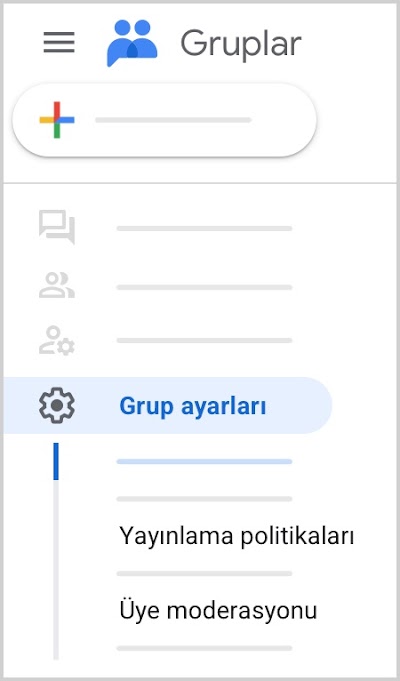 Sol altta, Üye moderasyonu'nu bulun.